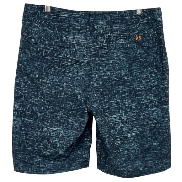 Reyn Spooner Mens Blue Abstract Board Swim Surf Shorts Size 32 Vacation EUC - Picture 5 of 8